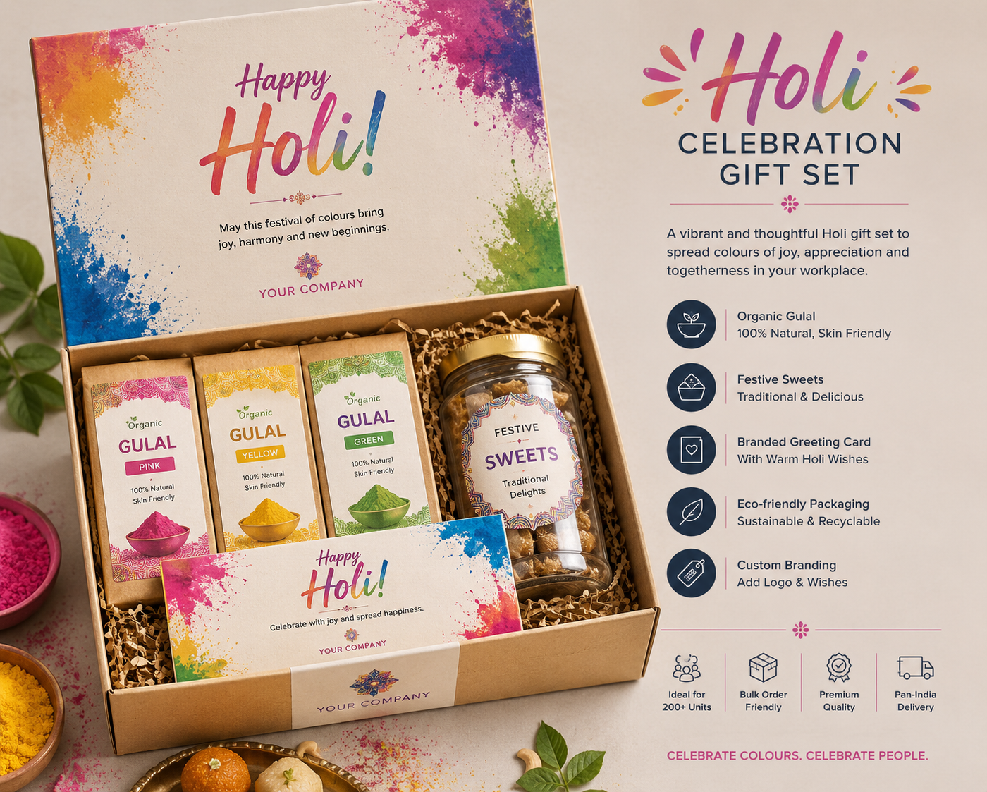 Holi Celebration Gift Set